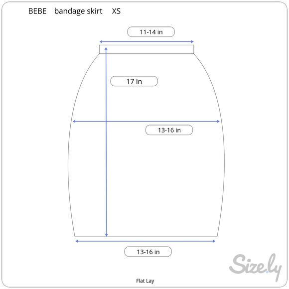 Vintage Y2K BEBE Bandage Mini Skirt Light Turquoise Blue Green Exposed Zipper XS - Picture 6 of 6